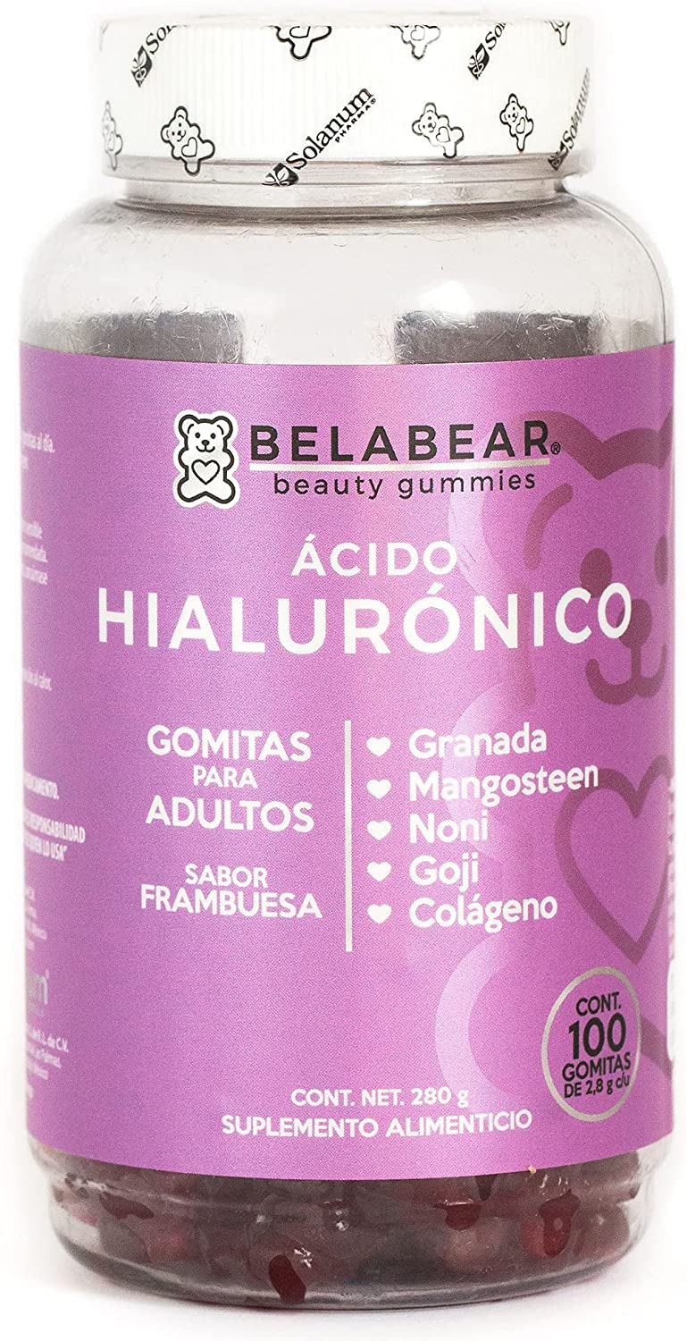 Gomitas Belabear Ácido Hialurónico y Colágeno + Biotina y Vitaminas 200 Gomitas