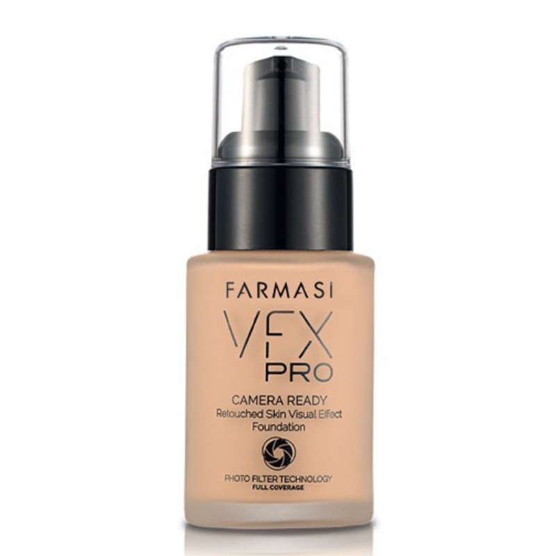 Maquillaje Tono 10 Natural Beige Vfx Pro Camera Ready by Farmasi Efecto Filtro