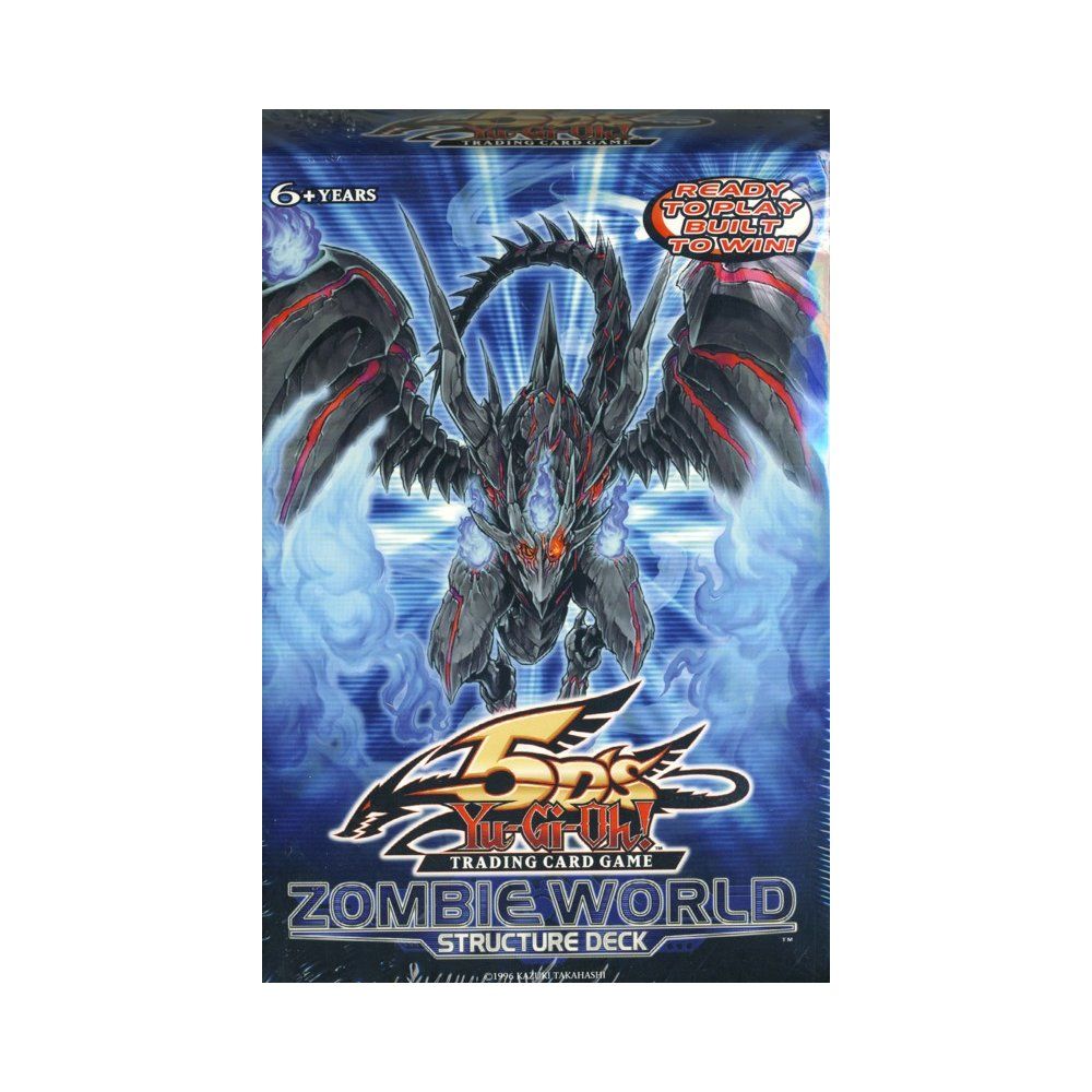 yugioh 5ds zombie world structure deck Complete Custom for Yu-Gi-Oh! so youll want the Zombie World Field Spell in play so that all monsters on the field and in the Graveyard become Zombies Yugioh 5D'S Zombie World Structure