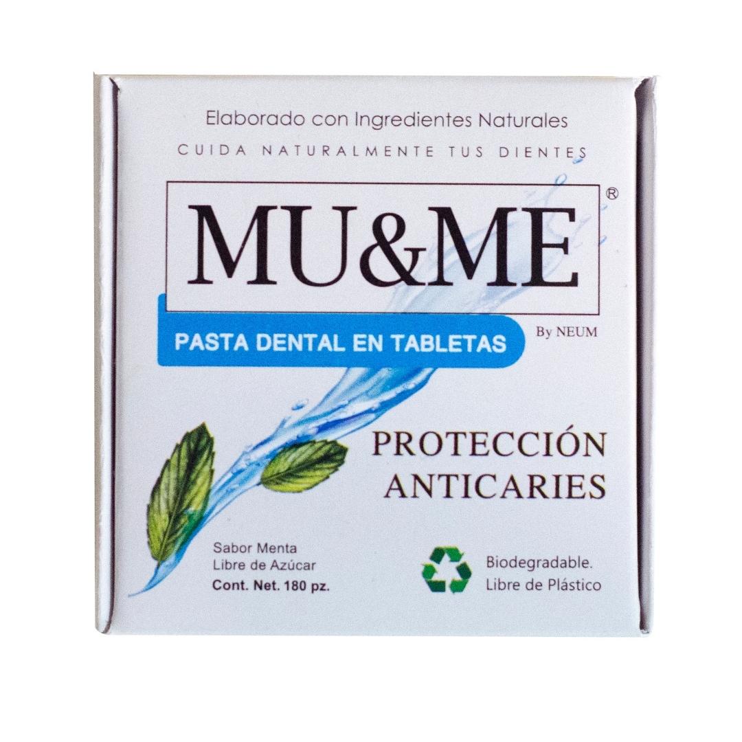 MUYME | Pasta Dental en Tableta  Sabor Menta 32 gr | Protección Anticaries