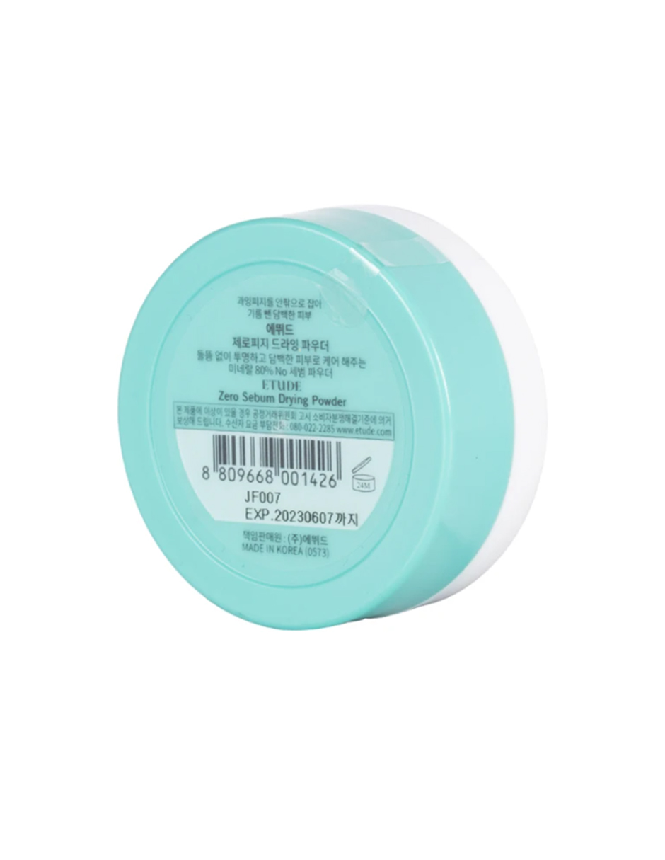 Zero Sebum Polvo Quita Brillo Control Grasa Etude House 