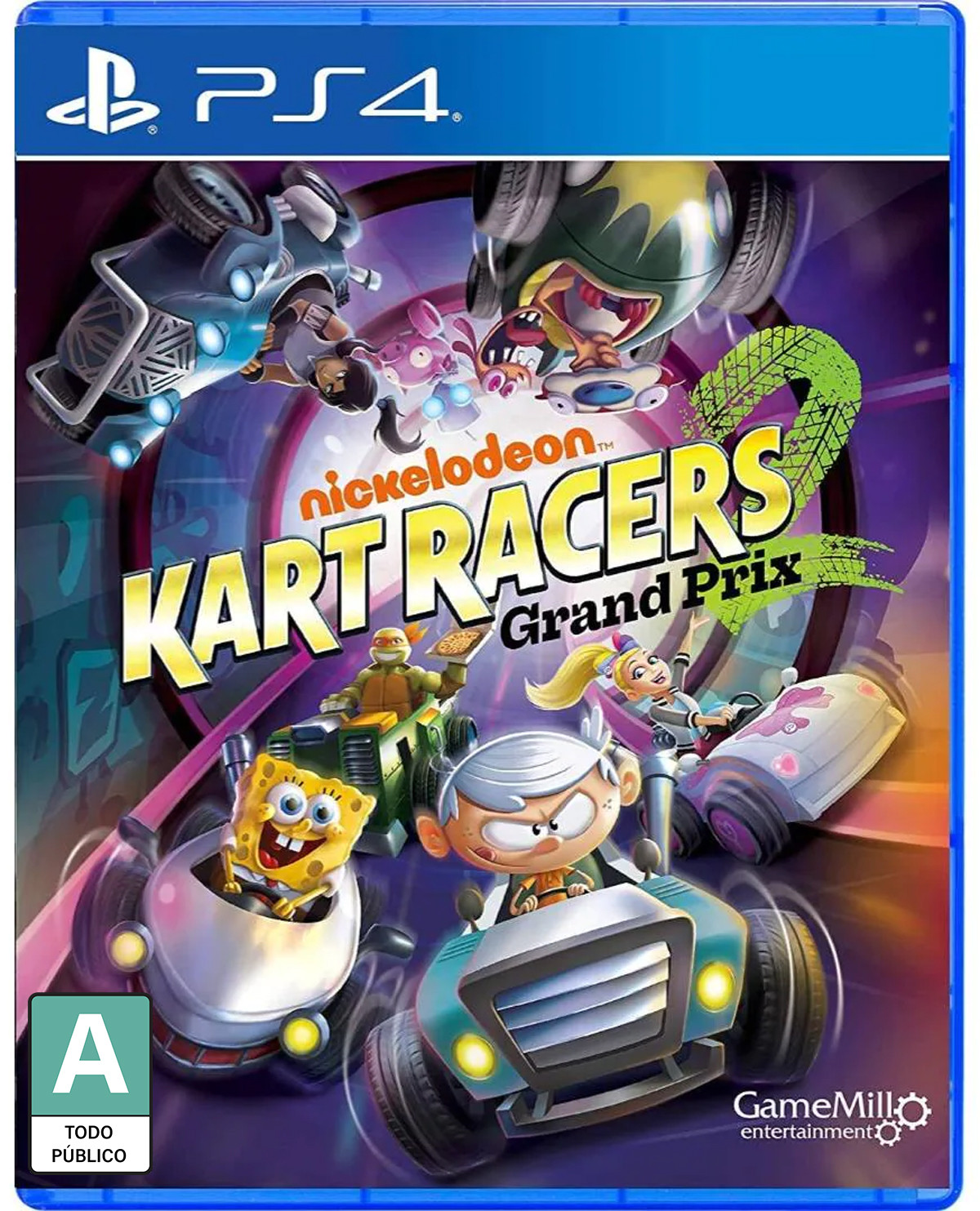 PS4 Juego Nickelodeon Kart Racers 2 Grand Prix PlayStation 4