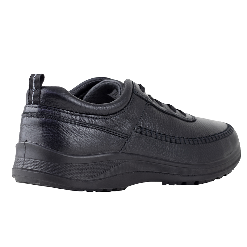 ZAPATO CHOCLO FLEXI CASUAL DE PIEL 50812 NEGRO DE CABALLERO