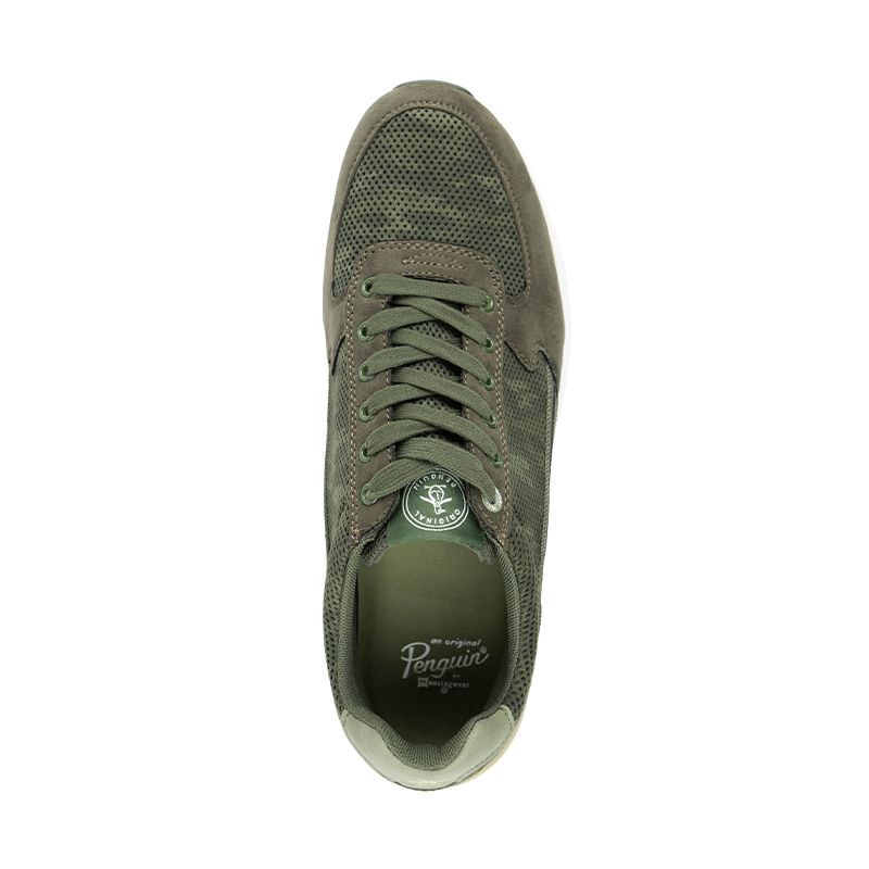 Tenis Original Penguin Hunter Style Verde Para Hombre