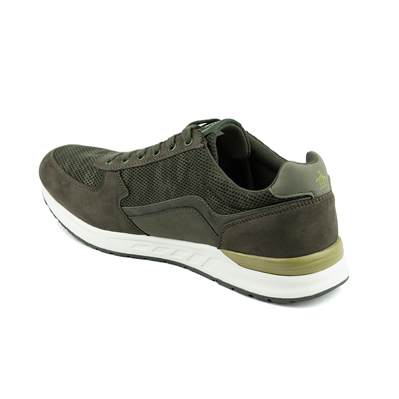 Tenis Original Penguin Hunter Style Verde Para Hombre