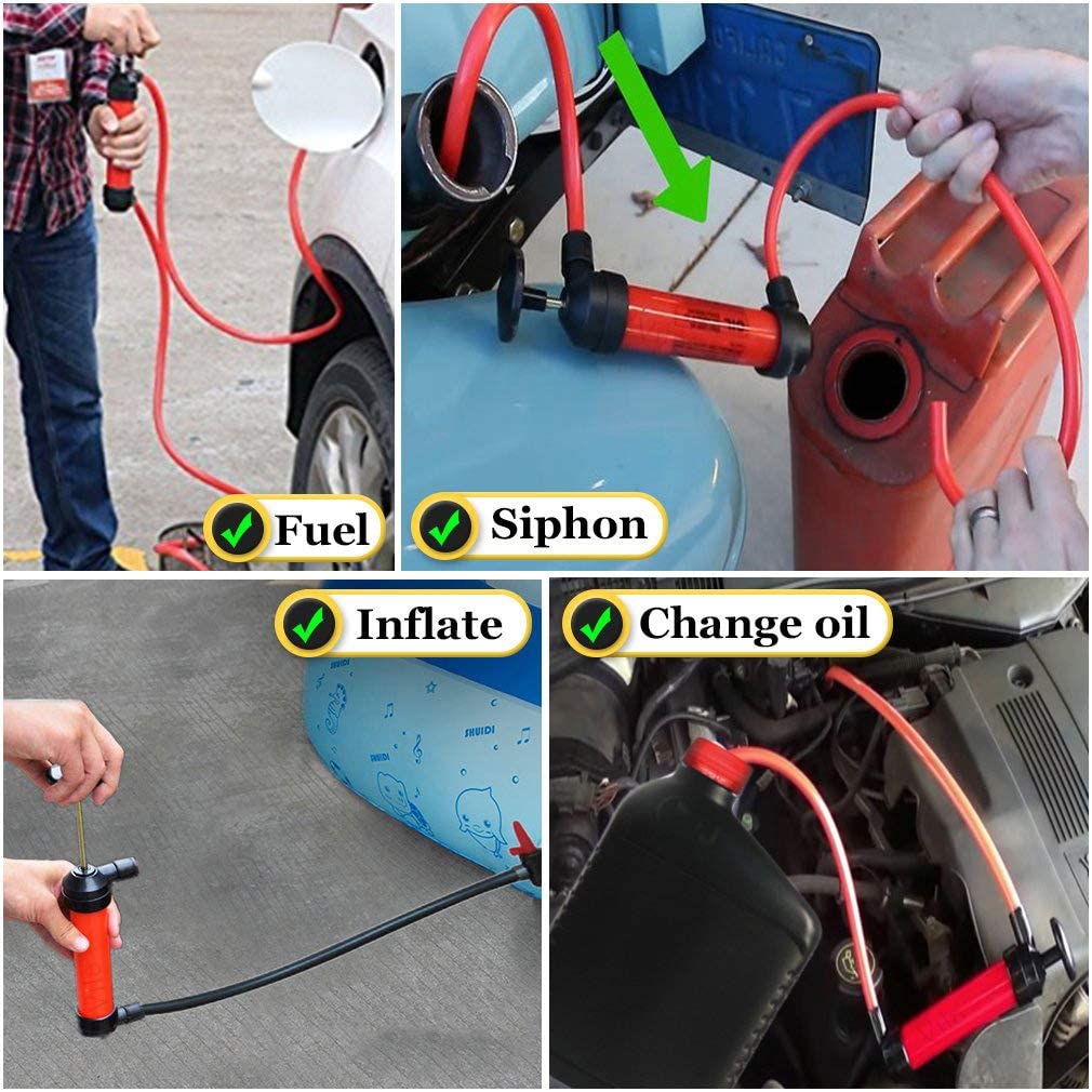 Kit de bomba de transferencia de combustible sifón multiusos (para