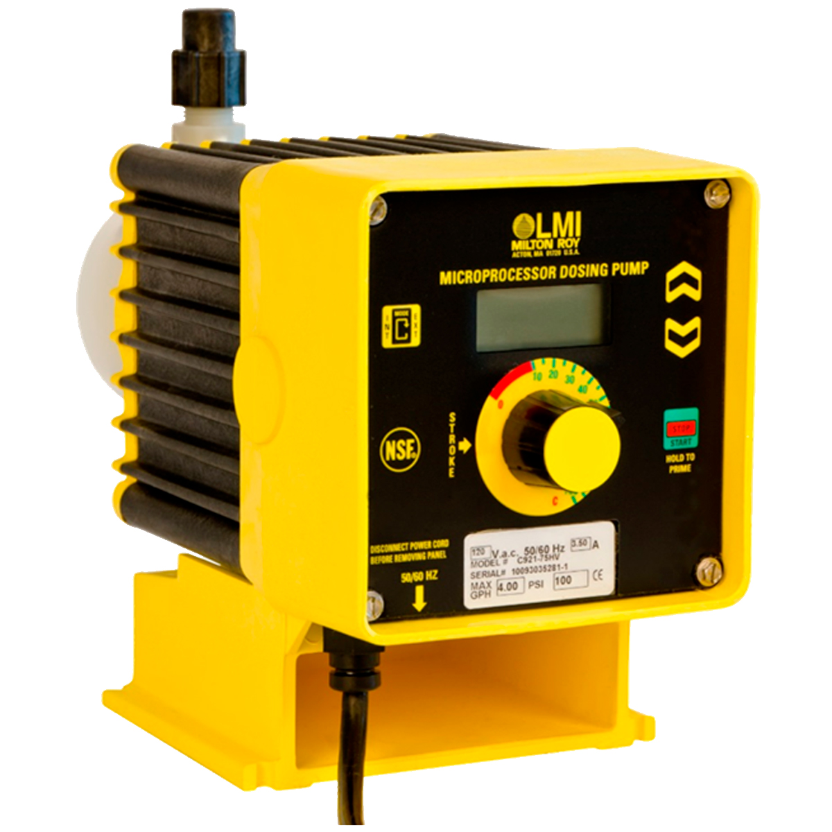 Dosificadora de Diafragma LMI Milton Roy Modelo: C101-498SP Control: Dual Manual