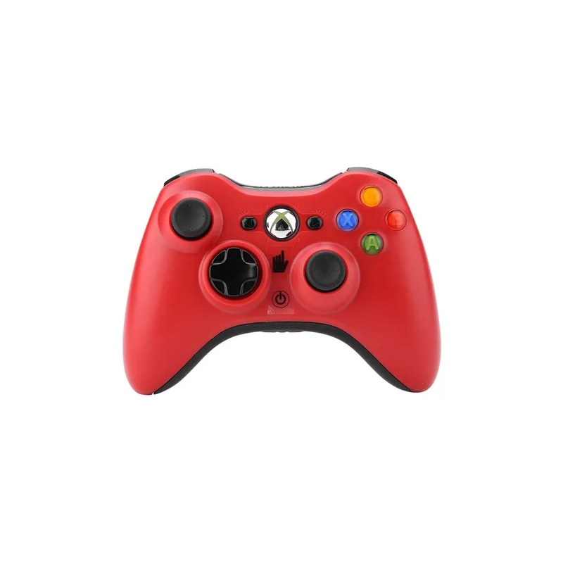 CONTROL ROJO INALAMBRICO COMPATIBLE CON XBOX 360