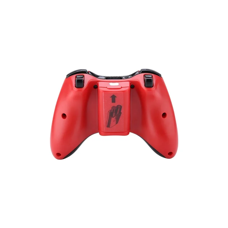 CONTROL ROJO INALAMBRICO COMPATIBLE CON XBOX 360