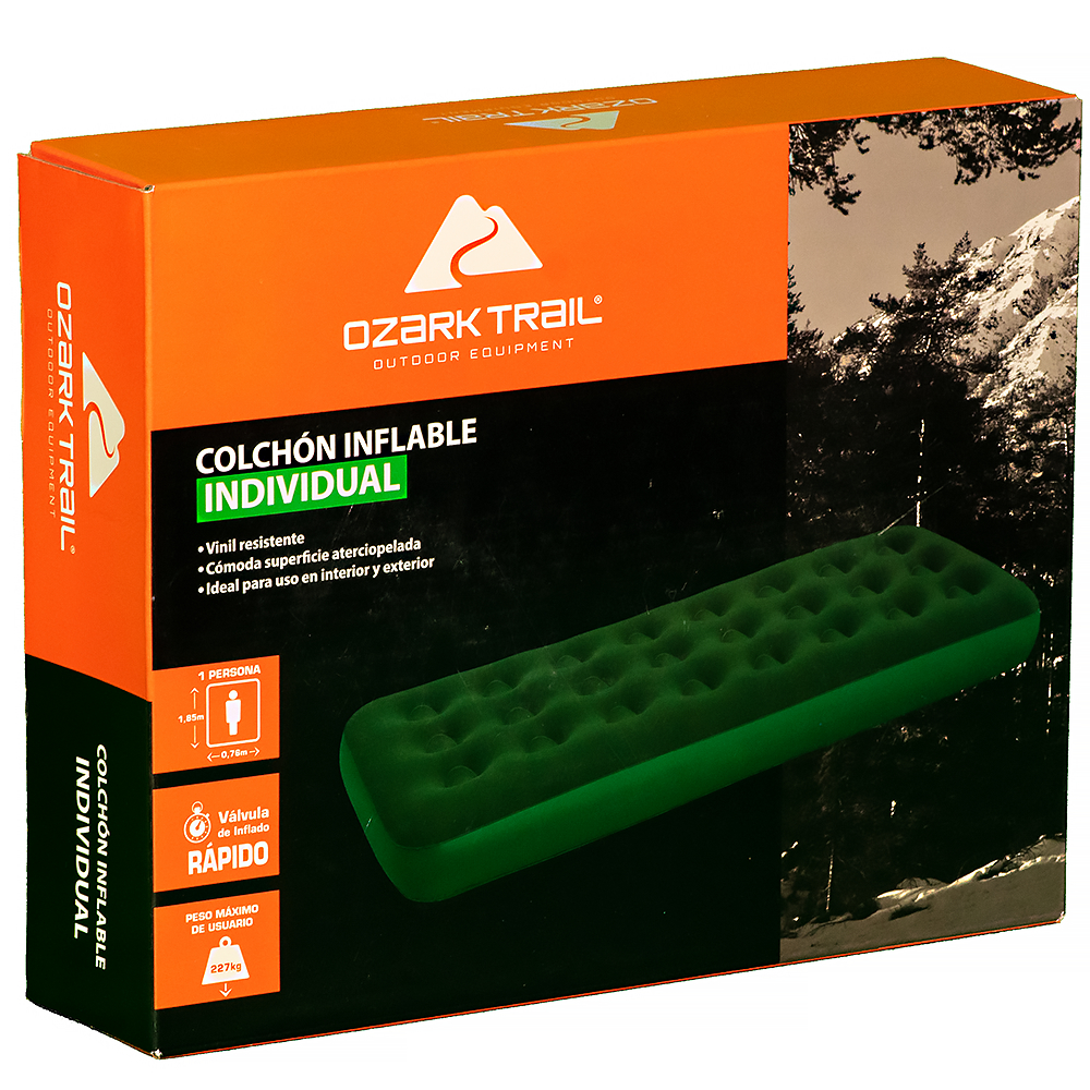 Ozark Trail® Colchón Inflable Individual Para Camping