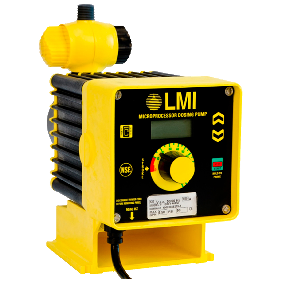 Dosificadora de Diafragm LMI Milton Roy Modelo: B121-85HV Control: Dual Manual