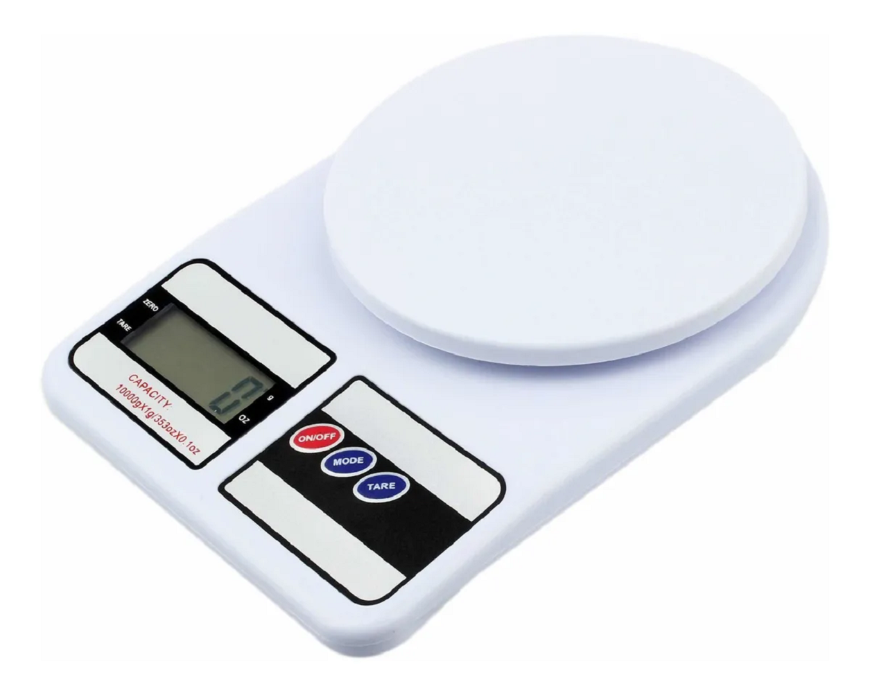 Báscula Digital Para Cocina Gramera Electrónica Pesa De 1 Gramos a 10 kg :  : Hogar y Cocina