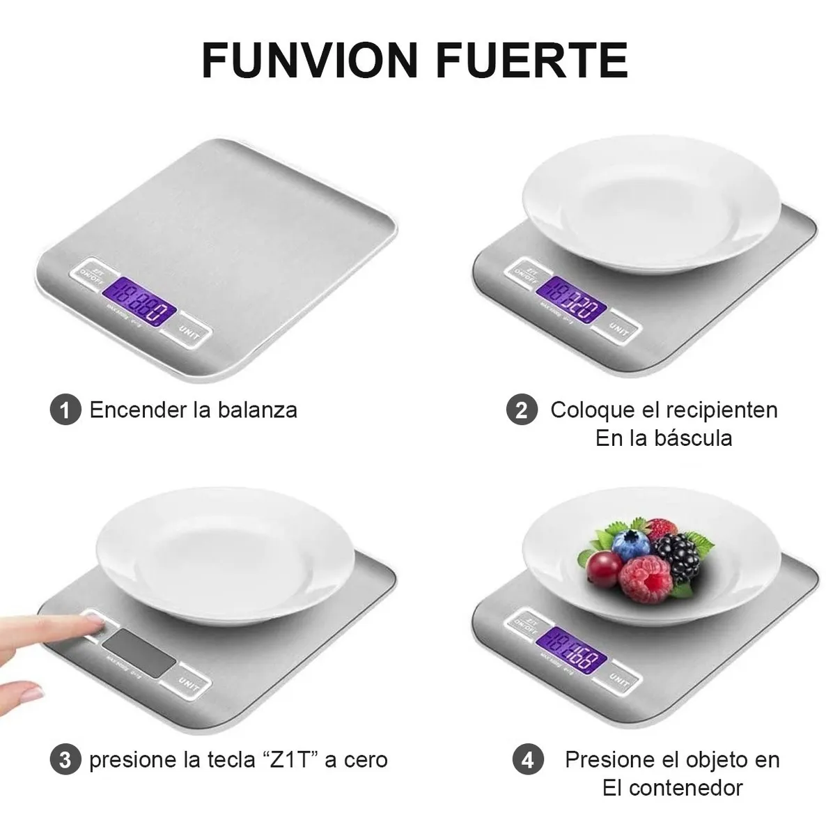 Bascula De Cocina Digital Malubero De 3 Kg