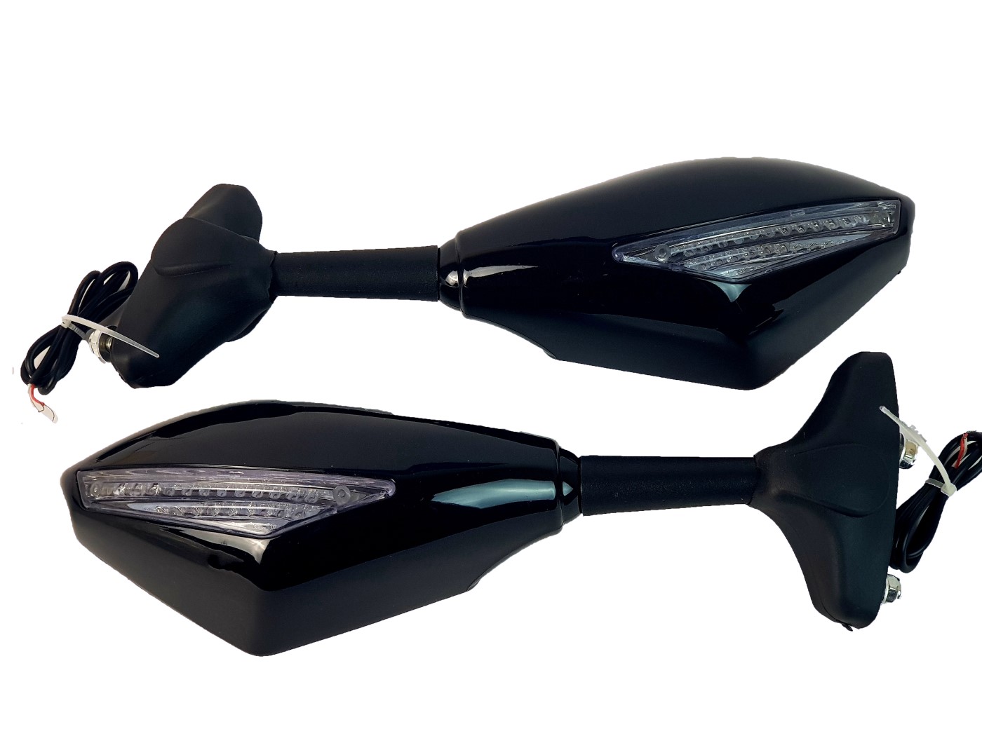 Espejo Retrovisor C/luz P/moto Led Direccional(par)
