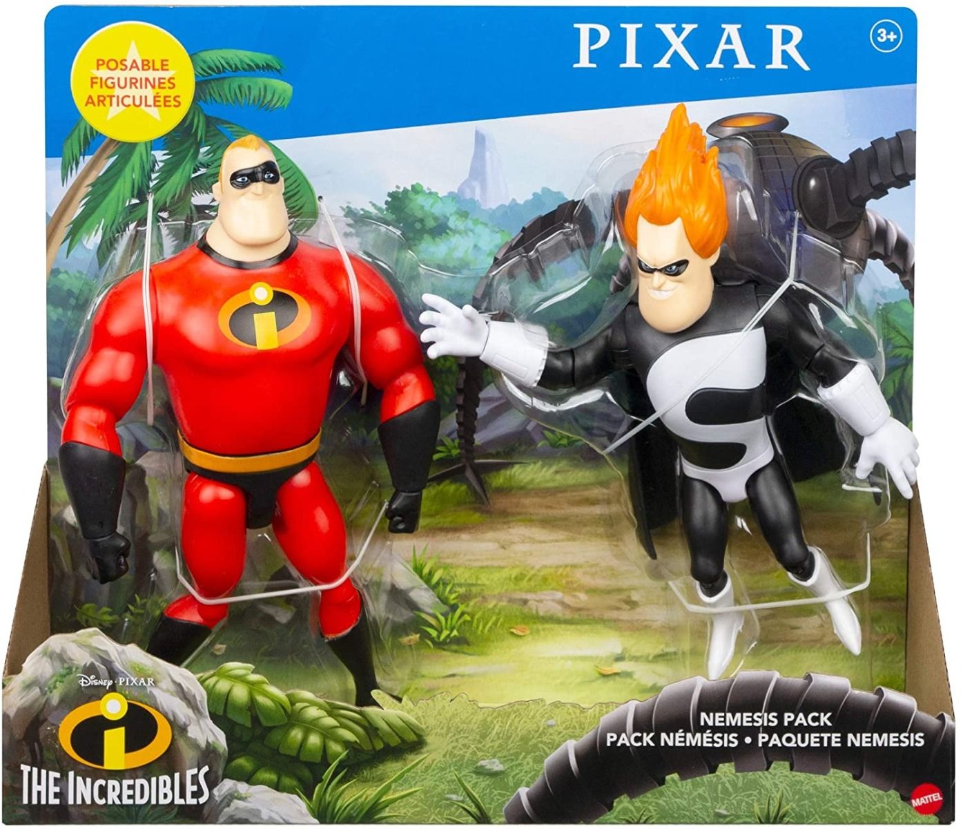 Paquete de 2 Figuras Los Increibles Pixar
