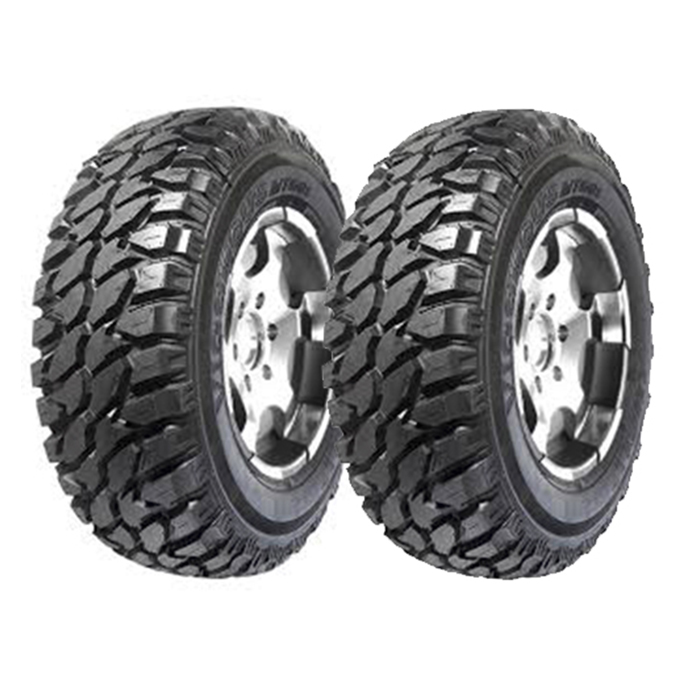 PAQUETE 2 LLANTAS 245/75R16 HIFLY VIGOROUS MT601 MUD TERRAIN 120/116Q
