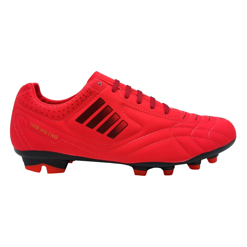 Tenis Metro-E 426 Rojo Total Taquetes Futbol Soccer Unisex