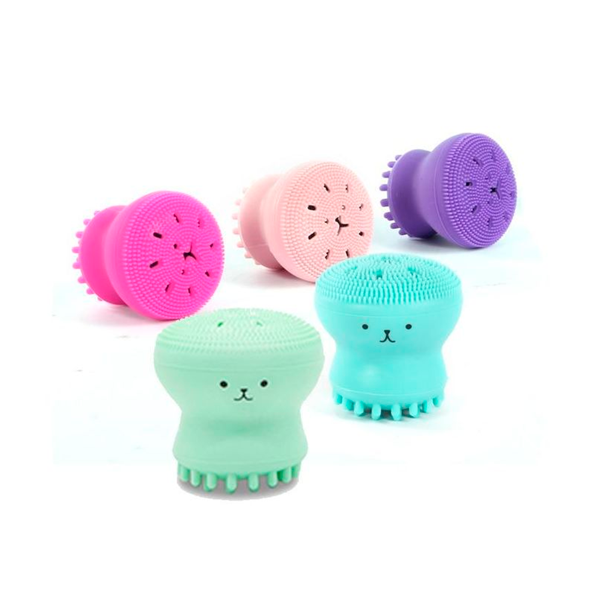 Cepillo Exfoliante Facial Silicona Puntos Negros Masajeador Cepillo Limpiador Facial