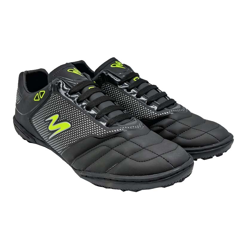 Tenis Metro-E 446 Negro Amarillo Futbol Rápido Fut siete Unisex