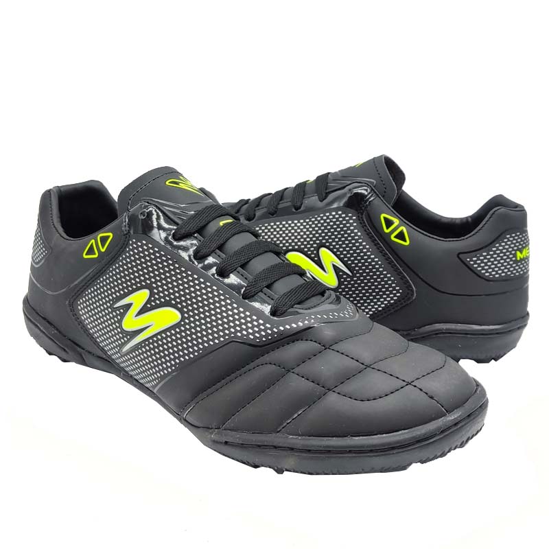 Tenis Metro-E 446 Negro Amarillo Futbol Rápido Fut siete Unisex