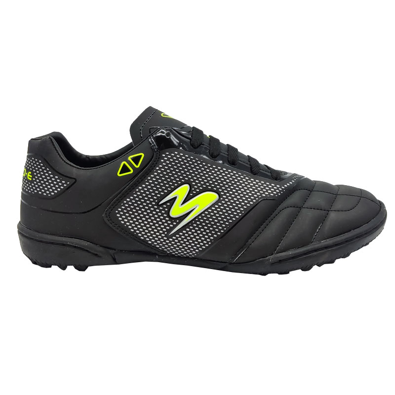 Tenis Metro-E 446 Negro Amarillo Futbol Rápido Fut siete Unisex