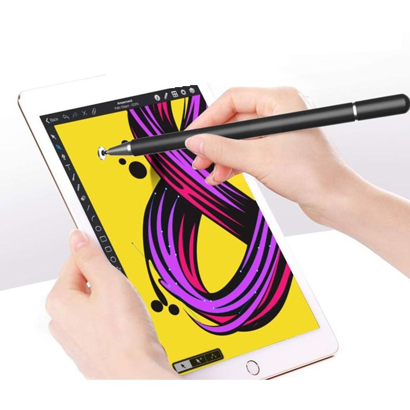 LAPIZ OPTICO METALICO 2 EN 1, UNIVERSAL S-PEN STYLUS PARA TABLET, IPAD, CELULAR, PANTALLAS TOUCH 