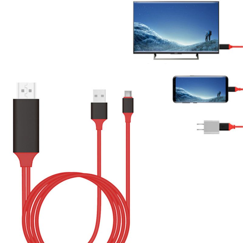 CABLE PARA PROYECTAR CELULAR EN PANTALLA, DE USB TIPO C A HDMI, TRANSMISION DE AUDIO Y VIDEO HD, 2K, 4K