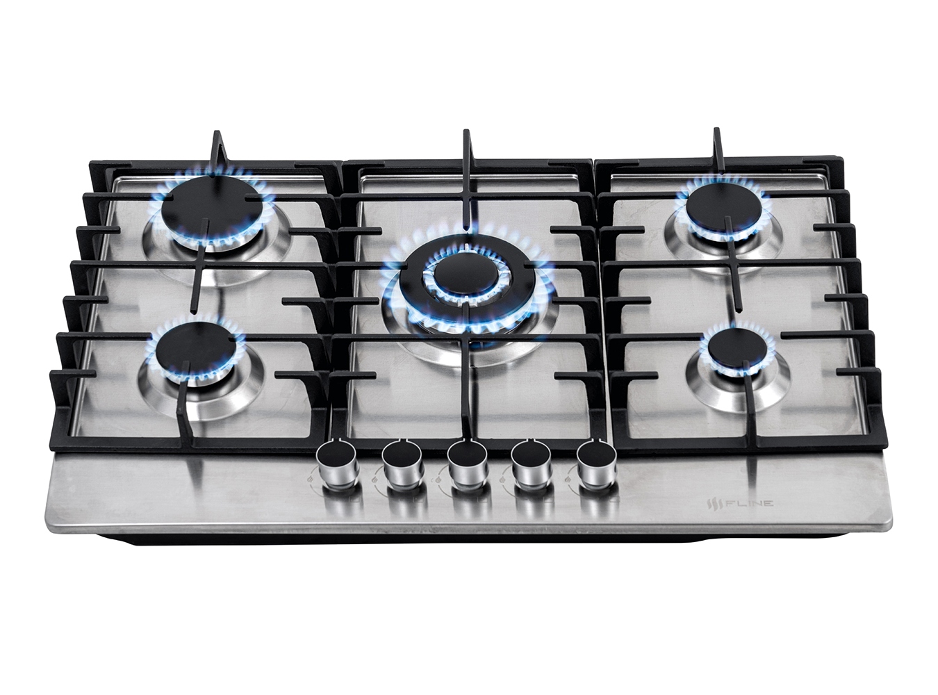 Parrilla de Gas Empotrable 5 Quemadores  Acero Inoxidable | Malmo 5 | FLINE