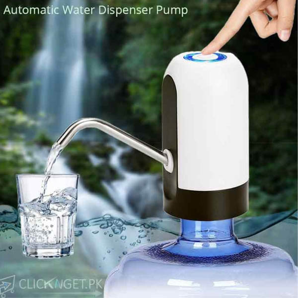 Dispensador De Agua Automatico Recargable Con Luz