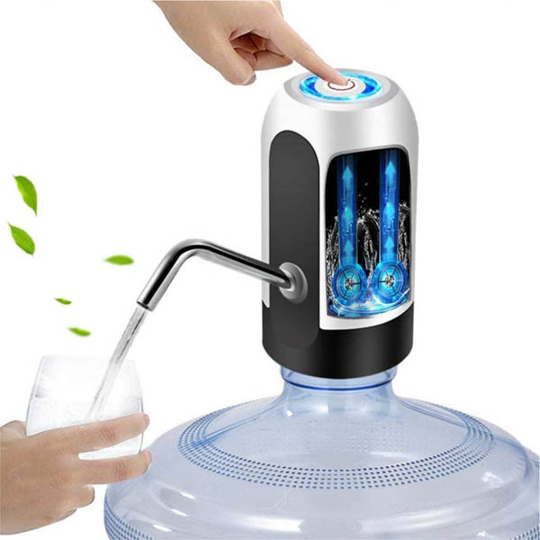 Dispensador De Agua Automatico Recargable Con Luz