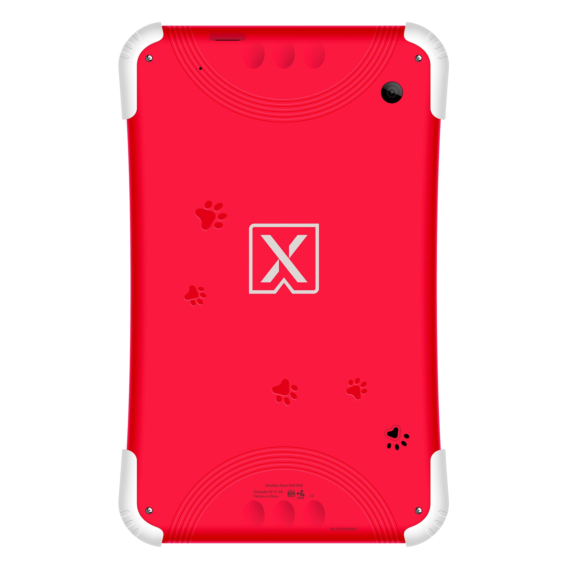 Lanix Ilium PAD RX8 Kids de 8'', 1GB/16GB, Android 10, Rojo