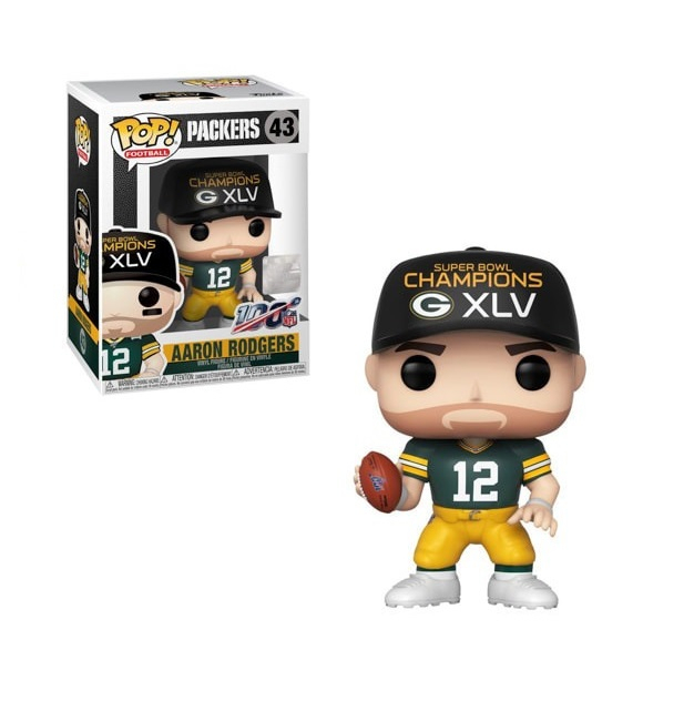 Funko Pop! Nfl Aaron Rodgers #43 Super Bolw Champion Xlv