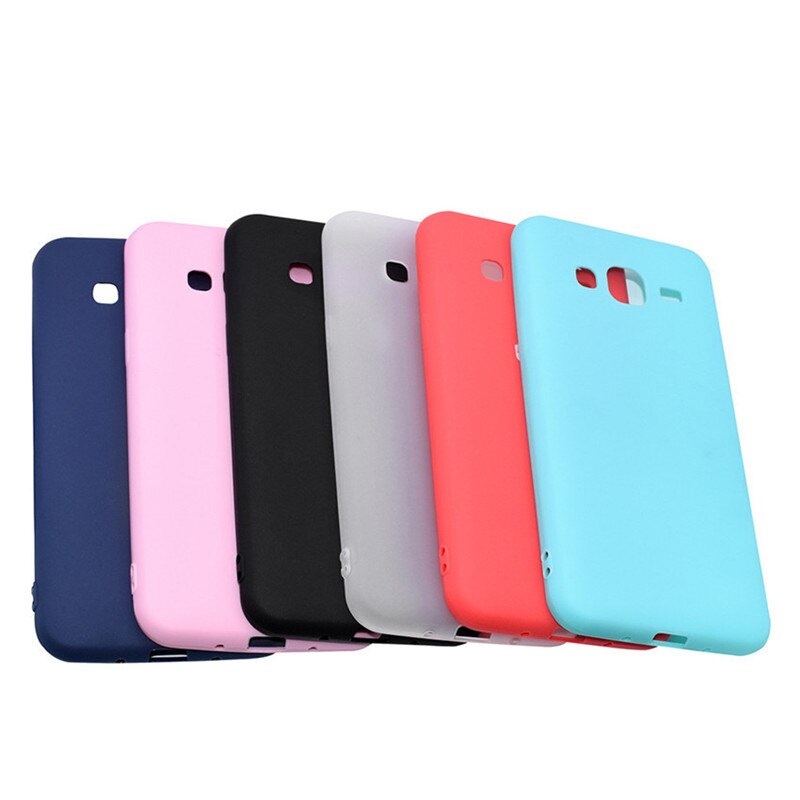 Case J2 Prime/Grand Prime Negro Logo Samsung Funda Protector