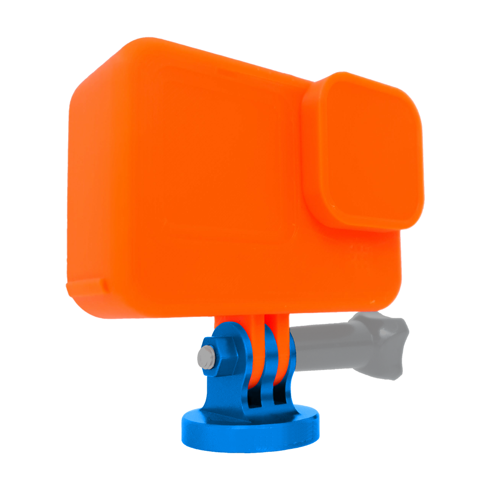 Adaptador Hembra Aluminio Azul Tripié Compatible GoPro Sport Cam