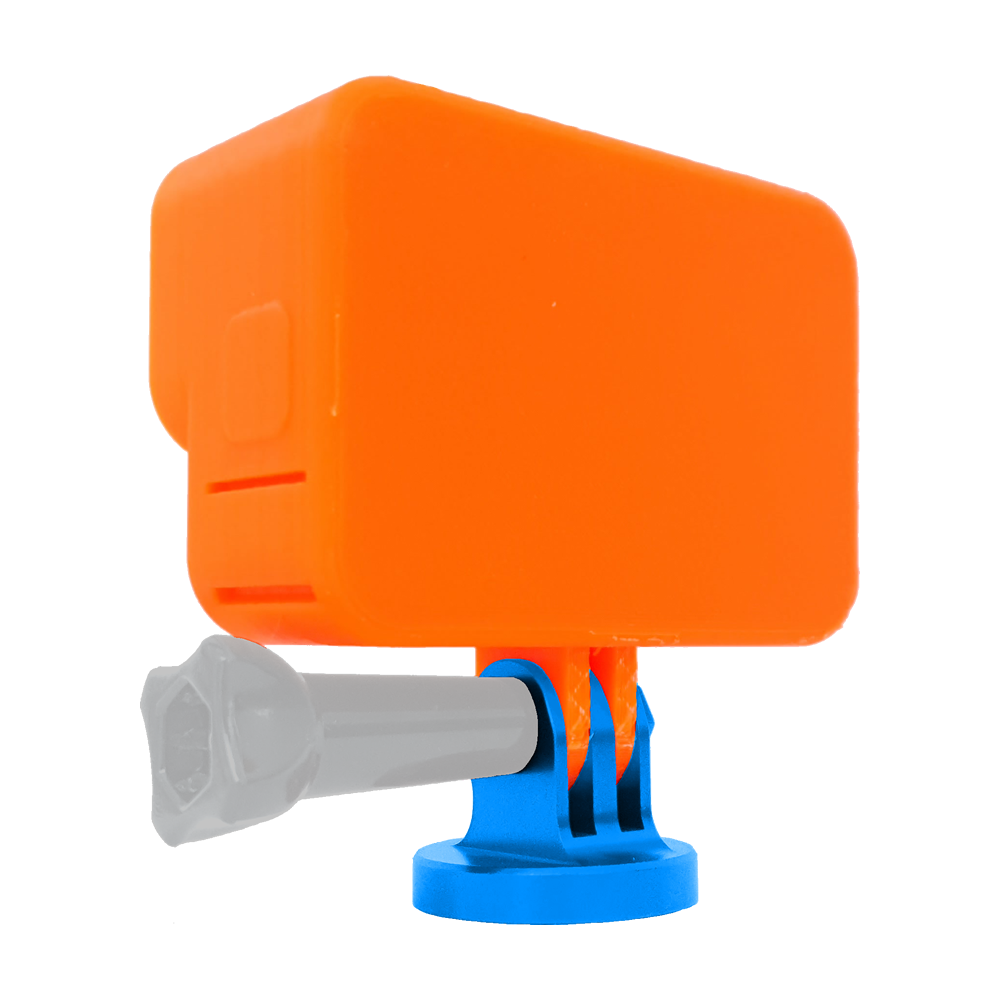 Adaptador Hembra Aluminio Azul Tripié Compatible GoPro Sport Cam