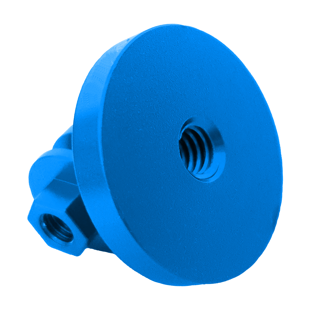 Adaptador Hembra Aluminio Azul Tripié Compatible GoPro Sport Cam