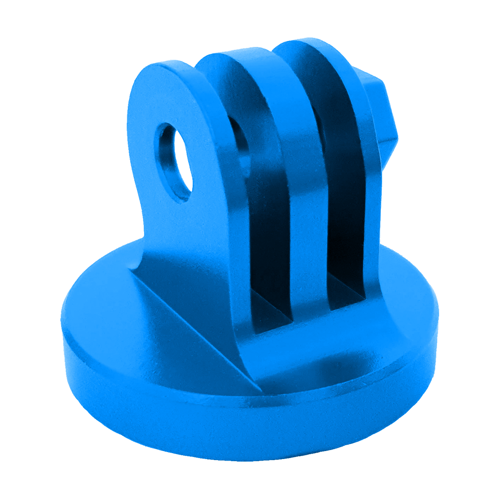 Adaptador Hembra Aluminio Azul Tripié Compatible GoPro Sport Cam