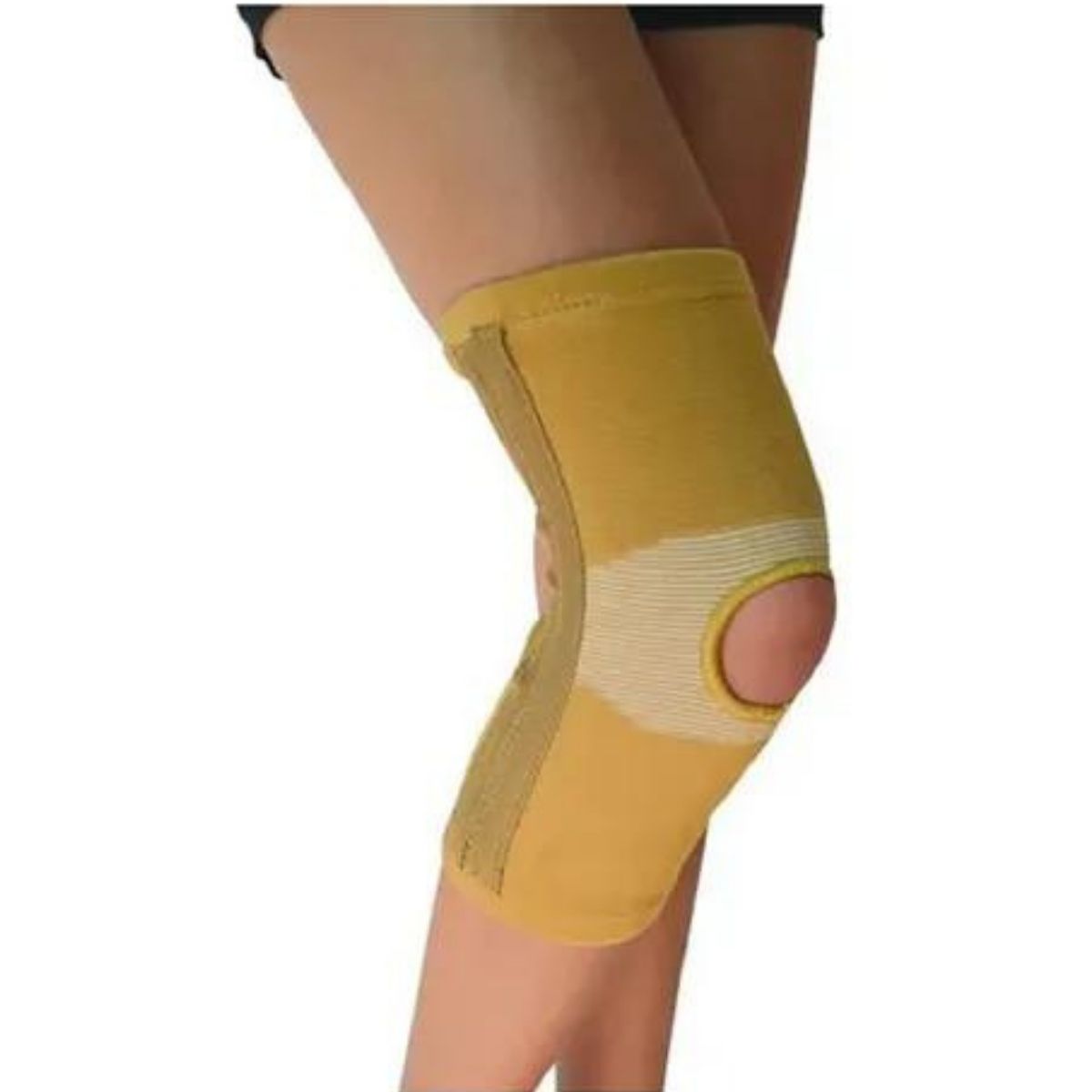 Rodillera Con Varillas Flexibles Ortopedica Beige Super Confort