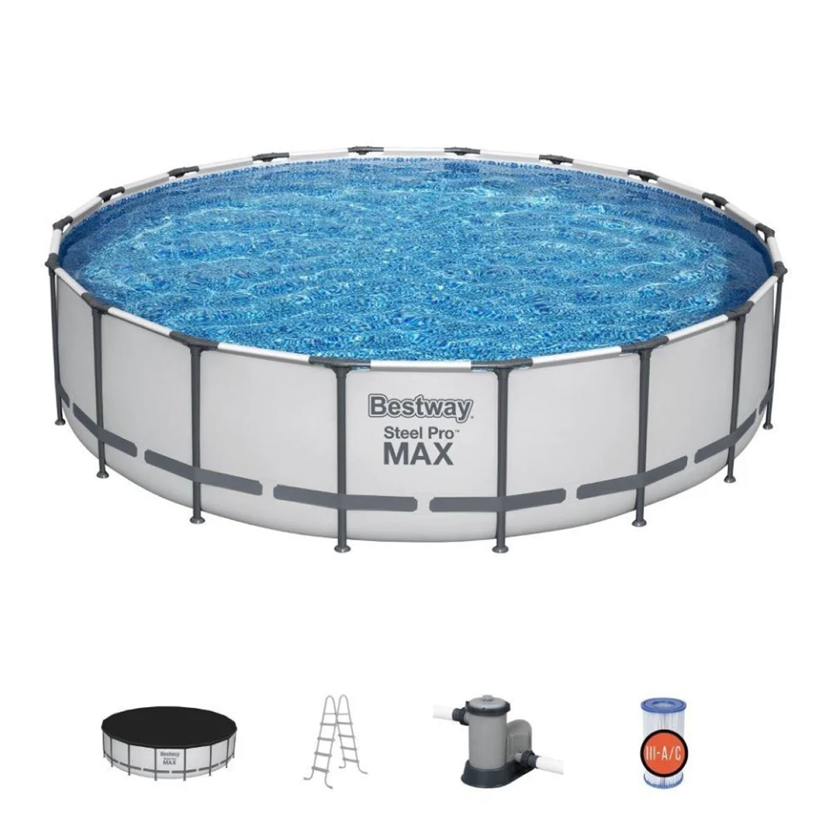 Alberca Redonda 4.5 m Bestway Steel Pro Max 56686 SMS