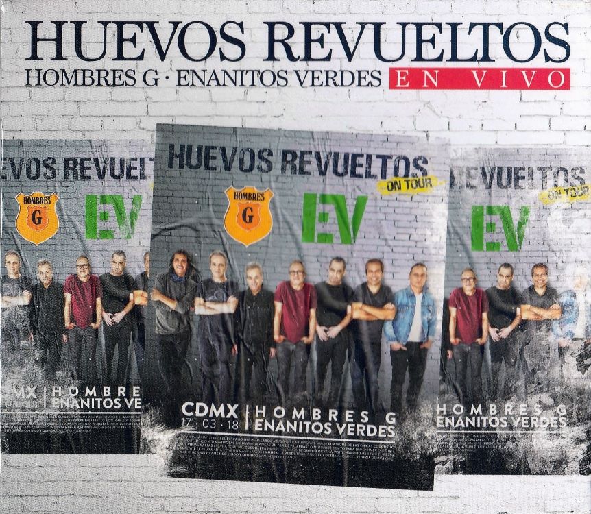 Hombres G, Enanitos Verdes ~ Huevos revueltos: en vivo (2CD+DVD)