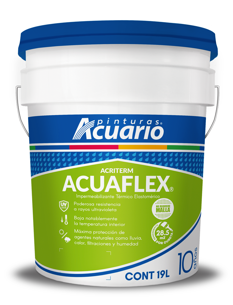 Impermeabilizante Acuaflex 10 Años 19 Lt Blanco IA35290.