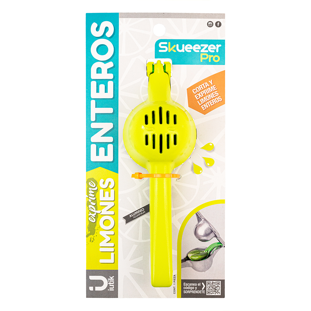 EXPRIMIDOR DE LIMONES ENTEROS (SIN TENER QUE CORTAR EL LIMÓN) NUEVA VERSION (GREEN)