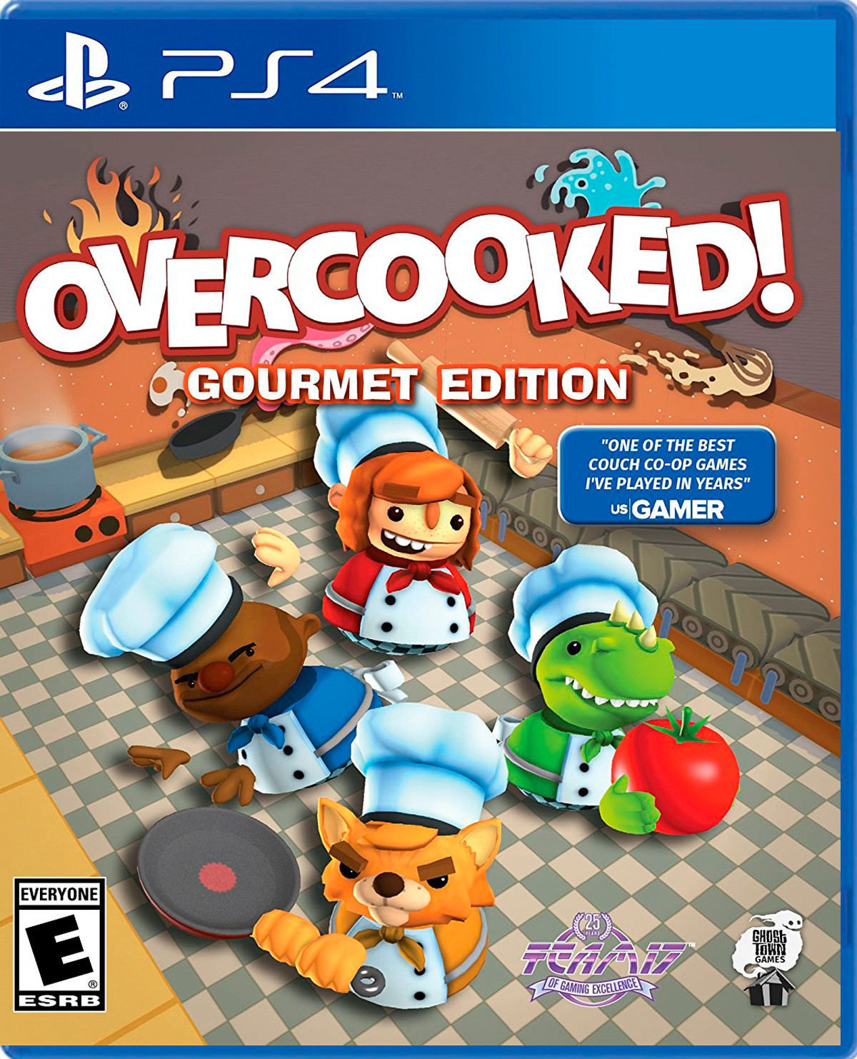 PS4 Juego Overcooked Gourmet Edition Para Playstation 4