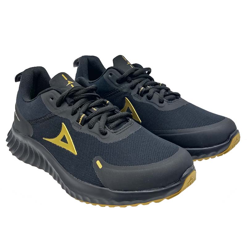 Tenis Pirma 4005 Negro Oro Mujer Niña Originales Correr Ejercicio