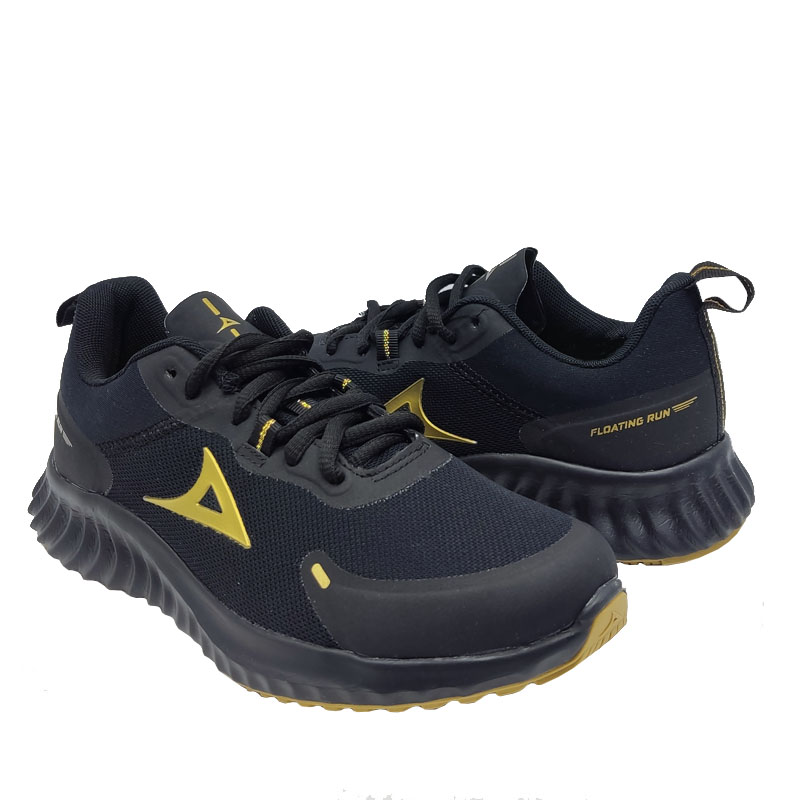 Tenis Pirma 4005 Negro Oro Mujer Niña Originales Correr Ejercicio