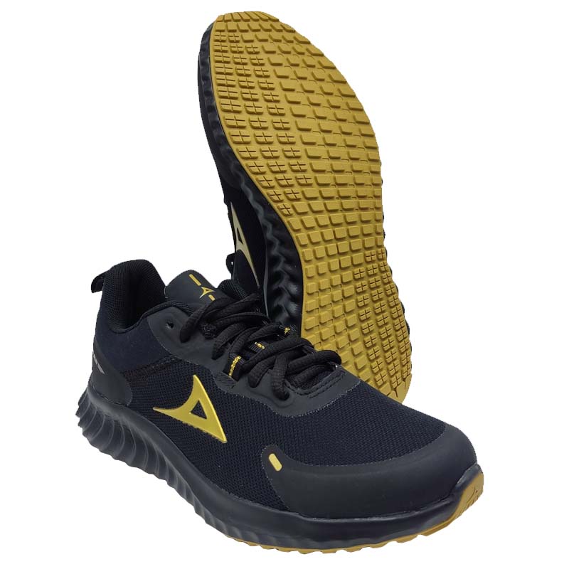Tenis Pirma 4005 Negro Oro Mujer Niña Originales Correr Ejercicio