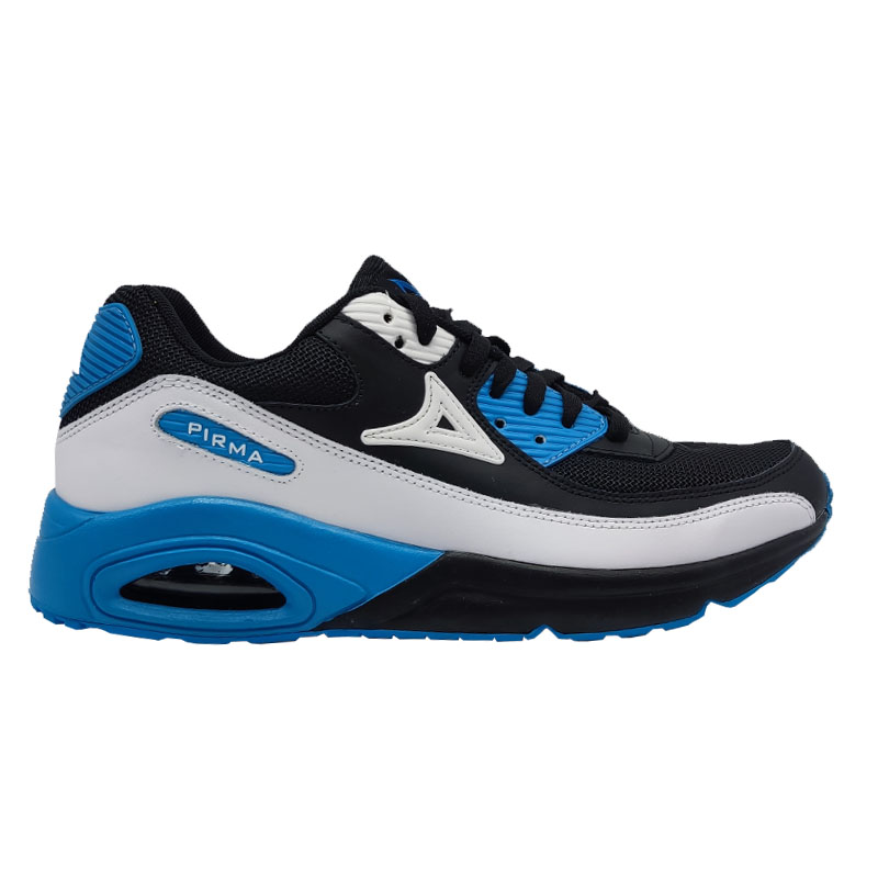 Tenis Pirma 5044 Negro Azul Hombre Originales Correr Ejercicio