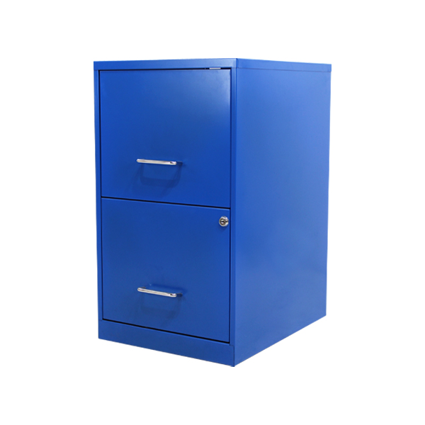 Archivero Hirsh Metálico 2 Gavetas Carta Azul 20880 Mundo In