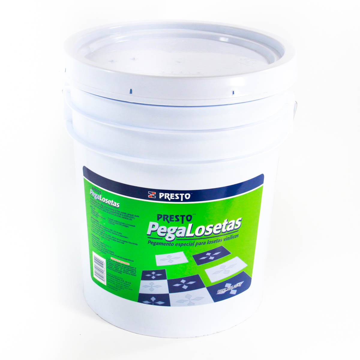 PEGAMENTO PRESTO PARA PEGAR LOSETAS CUBETA 20 KG