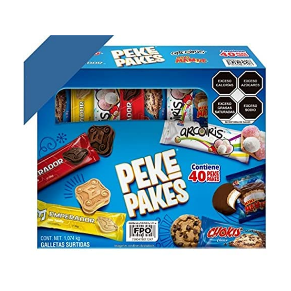 Galletas Surtido Gamesa Pekepakes 40 Piezas 